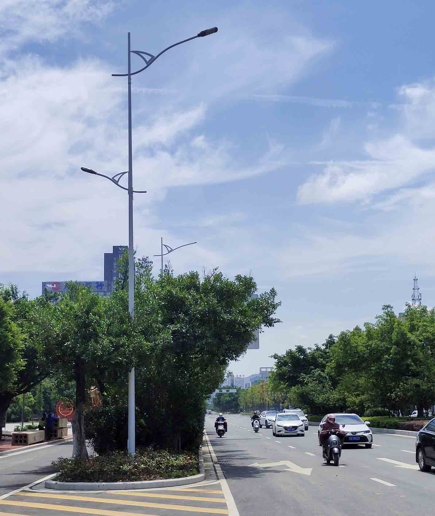 商友照明定制路灯助力龙南市龙翔大道提升改造工程建�? width=
