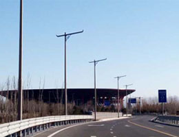 北京怀柔红雁路祥云10米景观路灯道路照明工程案�? width=